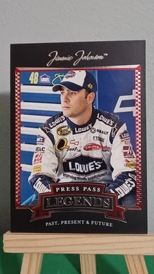 2005 Press Pass Legends #31 Jimmie Johnson Past Present & Future Racing  - Image 1 of 4