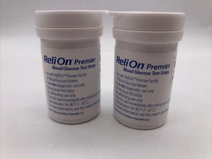 Prueba de glucosa en sangre ReliOn Premier 100ct FECHA DE CADUCIDAD: 07/2026 (sin caja) Ref. 019 - Imagen 1 de 2