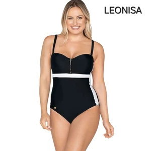LEONISA Badeanzug Badeanzug Einteiler Bauchkontrolle Shaper XS - Bild 1 von 9