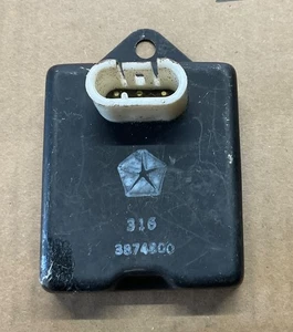 CHRYSLER  EGR TIME DELAY CONTROL #3874300 = VINTAGE OEM PART - Picture 1 of 3