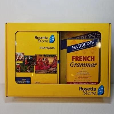 Rosetta Stone French Francais Levels 1-5 Set Version 4 - Image 1 of 4