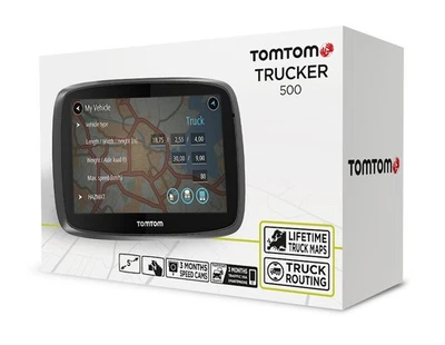 TomTom Trucker 500, Lifetime Maps Europe, Lkw-spezifische Routenführung - Bild 1 von 4