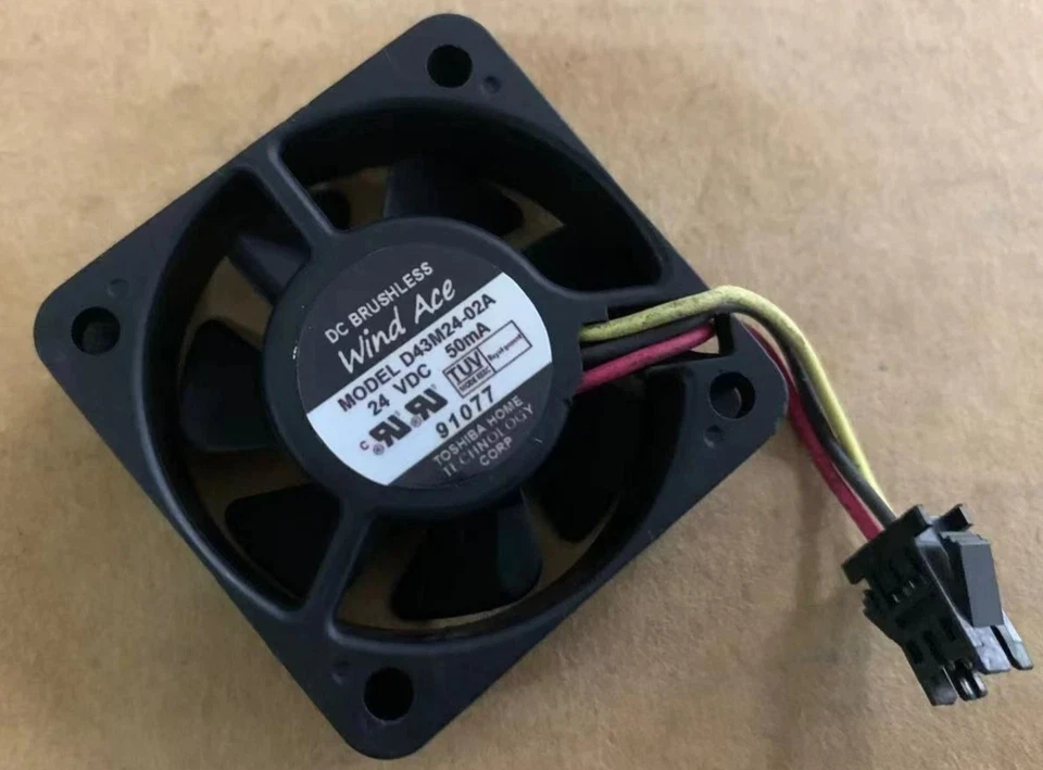 D43M24-02A *Wind Ace* 24V 50mA 3pin Cooling Fan for G7 F7 - Image 1 of 1