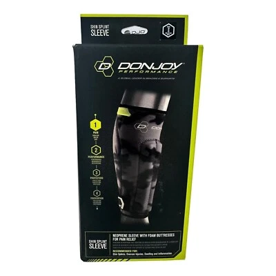 DonJoy Performance Anaform Shin Splint Sleeve - Black / Grey Camo - S Small - Image 1 of 2