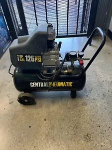 Central Pneumatic 2 Horsepower 8-Gal 125 PSi Cast Iron Vertical Air Compressor - Picture 1 of 13
