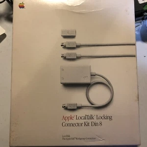 Kit de conector de bloqueo vintage APPLE LocalTalk - DIN 8 M2068 - caja abierta nueva - Imagen 1 de 4