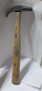 vintage old antique tack hammer orginal handle 11" long hammer head 4" - Picture 1 of 2