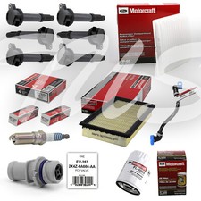 Tune Up Kit 2012 Ford Edge 3.5L V6 Ignition Coil DG520 SP520 FA1884 FP65 FL500S