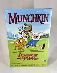 New Sealed Munchkin ADVENTURE TIME Game by Steve Jackson Games 2014 USAopoly NIB - Picture 1 of 3