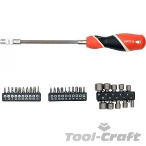 Yato professional flexible screwdriver set 31 pcs, S2 steel bits (YT-25972) - Picture 1 of 2