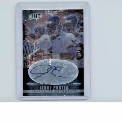 2000 SAGE Hit - Autographs Diamond Die-Cut #A1 Jerry Porter (AU, RC) - Image 1 of 2