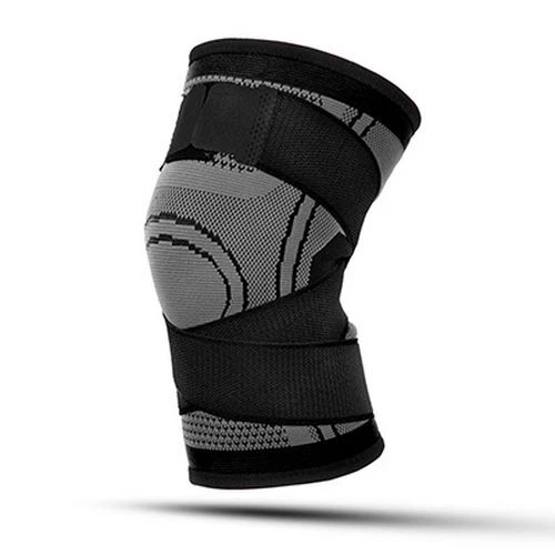 Nylon Sports Knee Support - Black Green Protect Kneepads Brace Leg Sleeves 1PC - Image 1 of 4