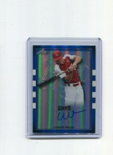 2018 Leaf Perfect Game All American Metal Blue Connor Walsh Auto 5/30