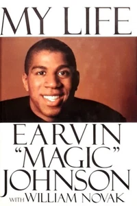 My Life - Earvin "Magic" Johnson - HC w/DJ 1992 - Los Angeles Lakers - EXCELLENT - Imagen 1 de 1