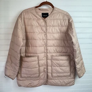 Everlane ReNew Channeled Liner Puffer Jacket Beige/Tan  Size Small - Bild 1 von 12