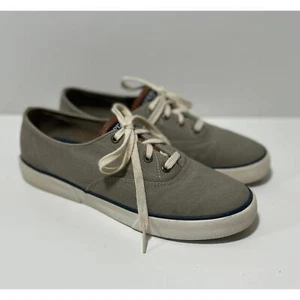 Sperry Top Sider STS95123 Grayish Memory Foam Lace Up Sneakers Shoes Womens 9.5M - Picture 1 of 8