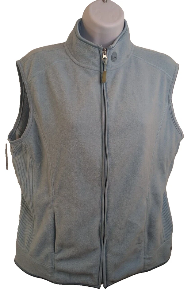 Chaleco polar Danskin Now, azul claro, talla XL Foto 1 de 3