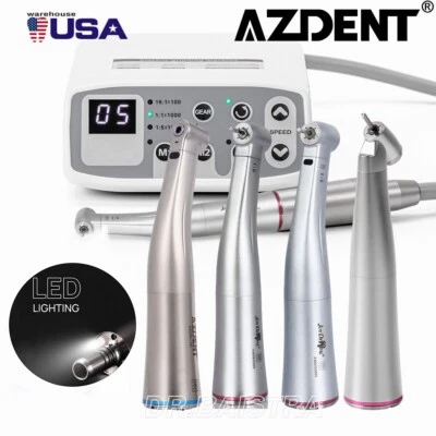 AZDENT Dental Electric LED Brushless Micro Motor/1:5 1:4.2 Increasing Handpiece - Image 1 of 4