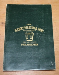 1914 Henry Disston & Sons Catalogue - Picture 1 of 1