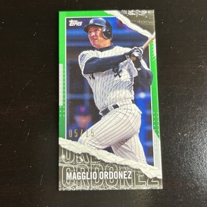 2020 Topps Magglio Ordonez Mini #M-13 Green 5/15 Chicago White Sox