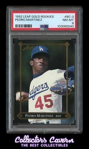 Leaf Gold Rookies 1992 #BC-3 Pedro Martínez PSA 8 (casi nuevo-como nuevo) radiocontrol - Imagen 1 de 2