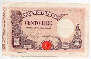 100 LIRE - MATRIX - DEKRET - Cento Lire - BANCA D'ITALIA - 2. September 1916 - Bild 1 von 2