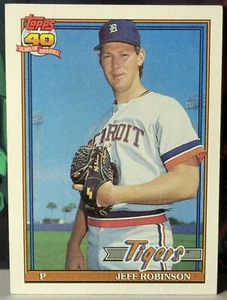 1991 Topps Desert Shield #766 Jeff Robinson Tigers Sharp Corners & Clean Surface - Picture 1 of 2