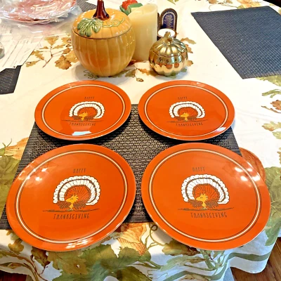 Snoopy Pottery Barn Peanuts Plato Vacaciones Acción de Gracias Fiesta Disney Cena SET 4 Foto 1 de 4