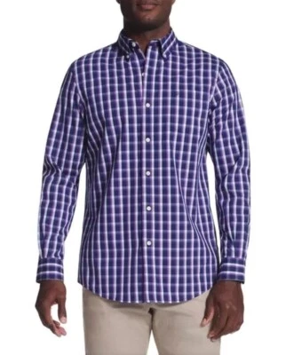 Chaps Mens Shirt Classic-Fit Easy Care Button-Down Long Sleeve Plaid NWT - Image 1 of 2