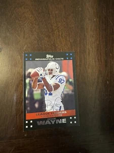 2007 Topps - League Leaders #403 Reggie Wayne - Picture 1 of 2