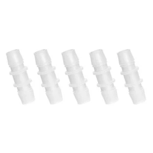 5PCS Plastic 5/8" x 5/8" Hose Barb Splicer Mender Joint Adapter Union - Picture 1 of 5