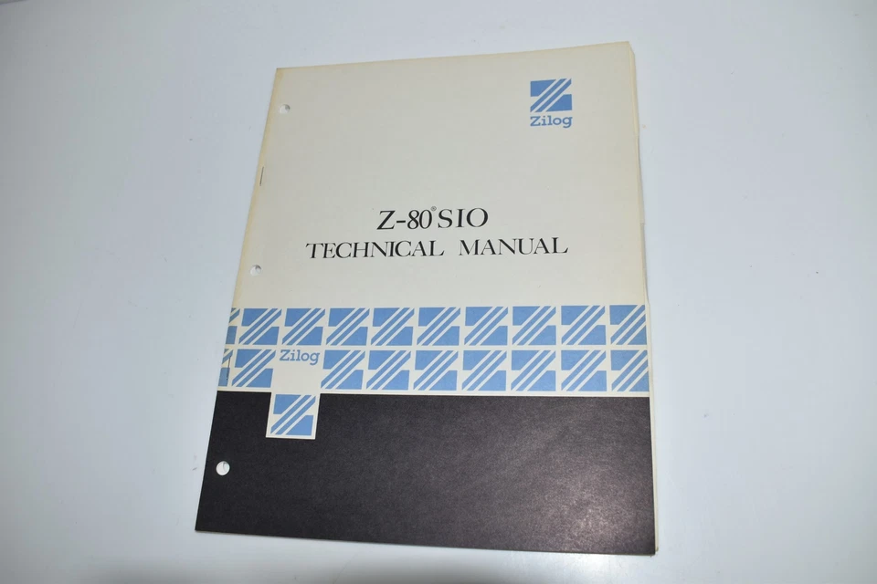 *KB* ZILOG Z80 SIO TECHNICAL  MANUAL / BOOK  (DXK15) - Image 1 of 1