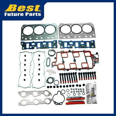 Juego de juntas de culata de motor con 16 pernos de cabeza para Buick Allure 2005 3,8 L V6 12 V Foto 1 de 4