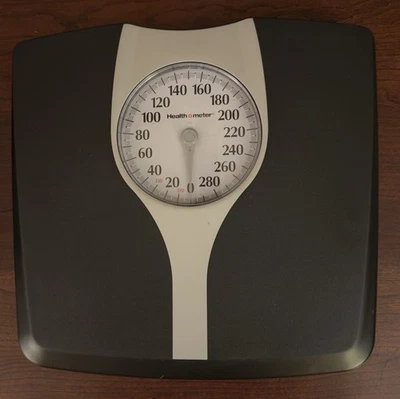 Báscula de baño Health O Meter vista completa esfera grande de gran tamaño, 330 lb Foto 1 de 3