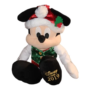Peluche de Navidad exclusivo de Mickey Mouse de Disney 2019 edición limitada - Imagen 1 de 5