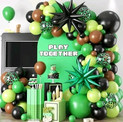 Kit Arco Globo + Guirnalda Globos Cumpleaños Boda Fiesta Baby Shower Decoración  Foto 1 de 4