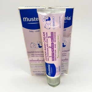 2 Schachteln Mustela Baby Windelausschlag Creme, 3,8 oz - VERSIEGELT - Ablaufdatum: 12/2026 - Bild 1 von 2