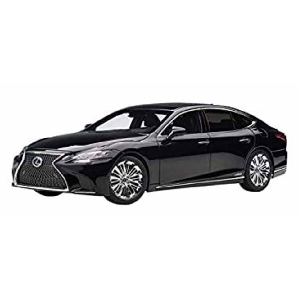 Used Very Good AUTOart 1 18 Lexus LS500h Black Interior Color Black Finished  78 - Image 1 of 1