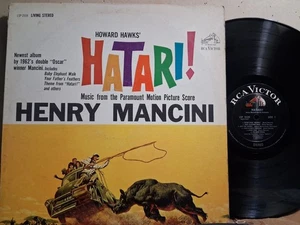 TAS RCA LSP 2559 Hatari Henry Mancini John Wayne Hawks 1S 8S 1962 OST VG++ - Picture 1 of 2