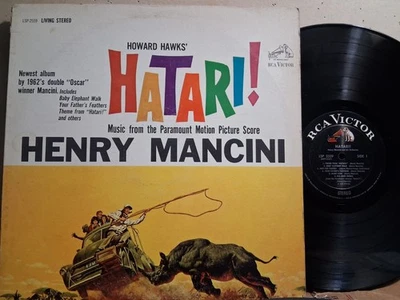TAS RCA LSP 2559 Hatari Henry Mancini John Wayne Hawks 1S 8S 1962 OST VG++ - Image 1 of 2