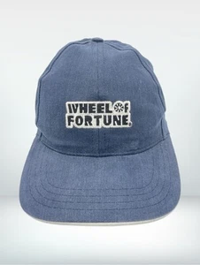 Vintage Wheel Of Fortune Blue Adjustable Snapback Dad Hat Cap Made in USA - Picture 1 of 7