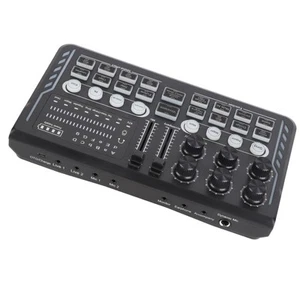 Professional Audio Mixer Live Sound Card Effects Voice Changer DJ Studio Stre FG - Afbeelding 1 van 22