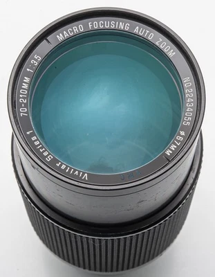 Vivitar Series 1 Vmc Macro Focusing Auto Zoom 70-210mm 1:3 .5 3.5 - Minolta Md - Image 1 of 4