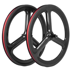  Three Blade Folding Carbon Wheelset 16/18/20 Inch 406/451 Disc/Ring Brake Wheel - Picture 1 of 19