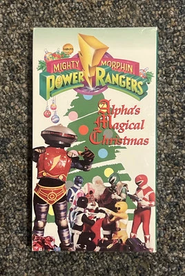 Mighty Morphin Power Rangers: Alpha's Magical Christmas (VHS, 1994) Tape Saban - Image 1 of 4