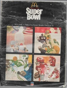 MCDONALDS HISTORY OF THE SUPER BOWL VOLUME 1 SUPER BOWLS I-IV - Picture 1 of 1