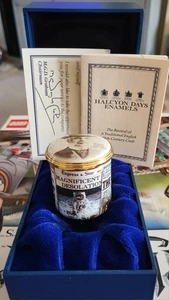 Boxed Halcyon Days Shropshire Express & Star Millennium Commission Enamel Box - Picture 1 of 11
