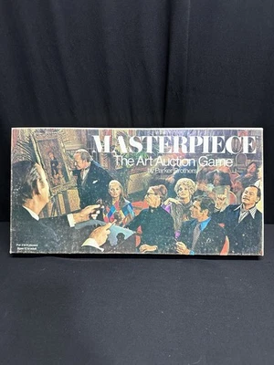 VINTAGE Masterpiece Art Auction Game COMPLETE Parker Brothers 1970 70s - Image 1 of 4