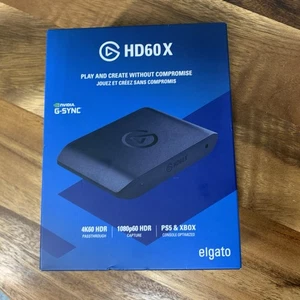 ELGATO HD60 X 1080p60 HDR10 External Capture Card for PS5 & XBOX - NEW SEALED - Picture 1 of 10