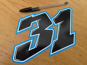 Garrett Gerloff Race Number 31 (Large) - UK SELLER - Picture 1 of 1